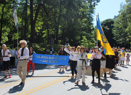 Parade of Flags at 2019 Cleveland One World Day - Ukrainian